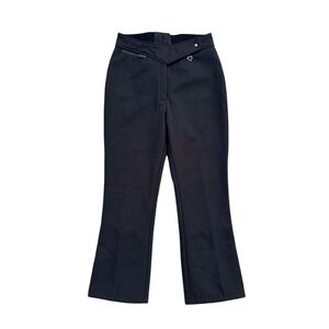 Obermeyer Womens Black Softshell Ski Pants‎ High Rise Fleece Lined Size 10R